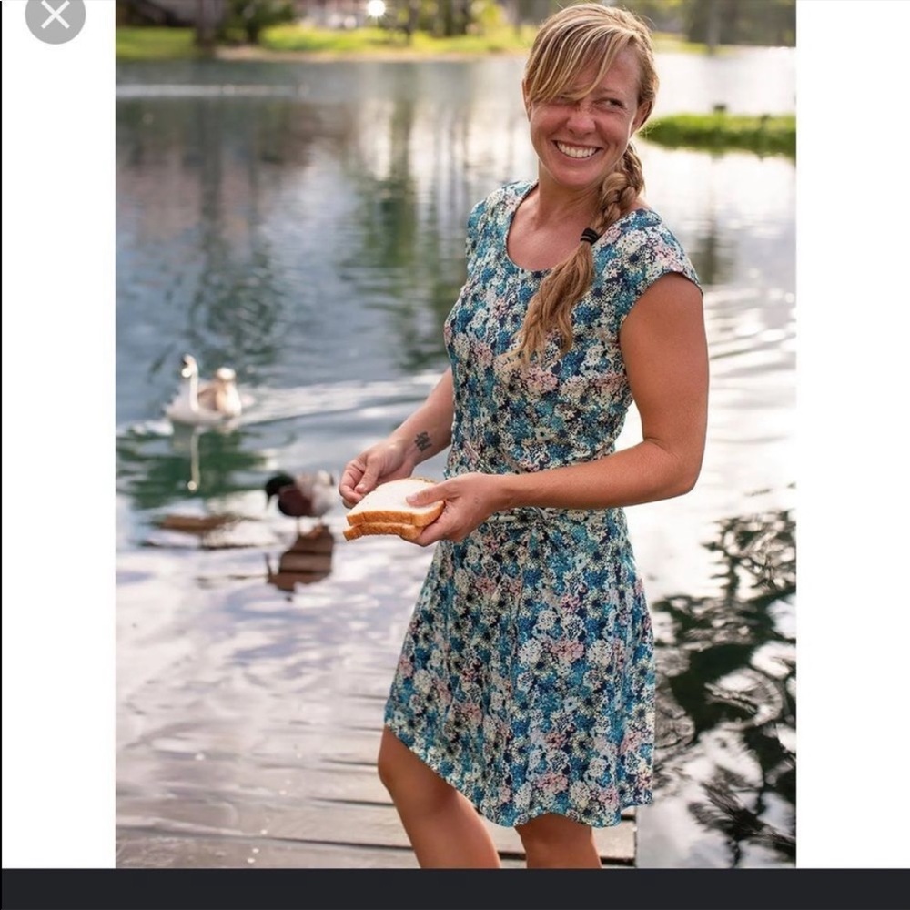 NWT Patagonia Seabrook Twist Dress, Floral, Large